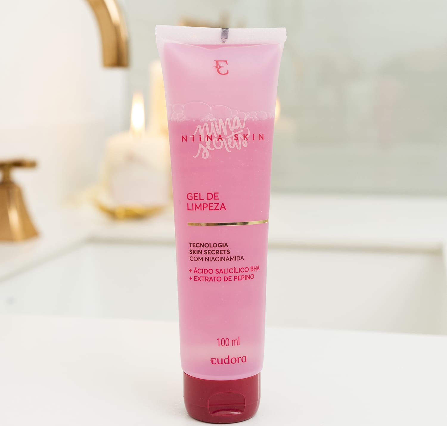 Combo Niina Skin Cleasing Oil + Hidra Gel + Gel de Limpeza Eudora