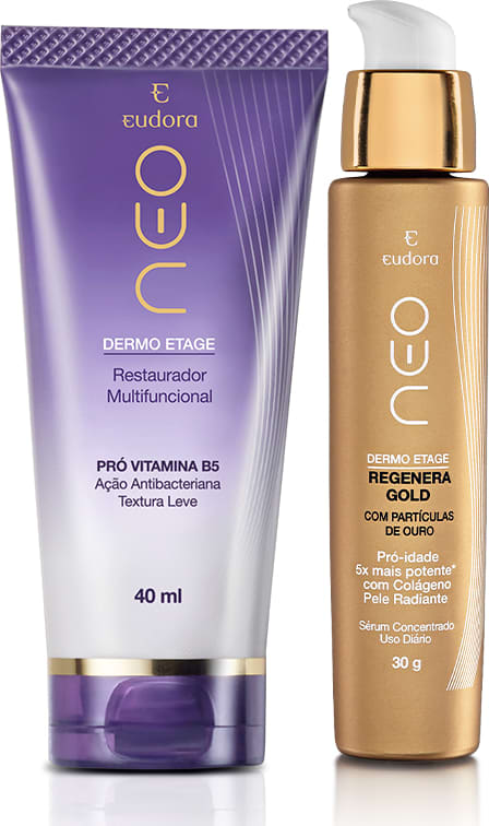 Kit Neo Dermo Etage Restaurador Multifuncional + Serum Facil Gold Total Regenerate