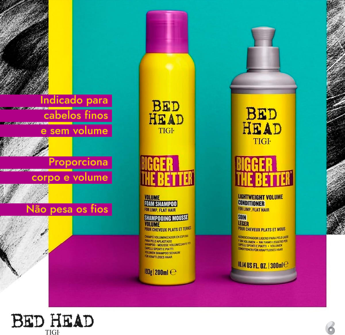 Kit TIGI Bed Head Bigger The Better Duo