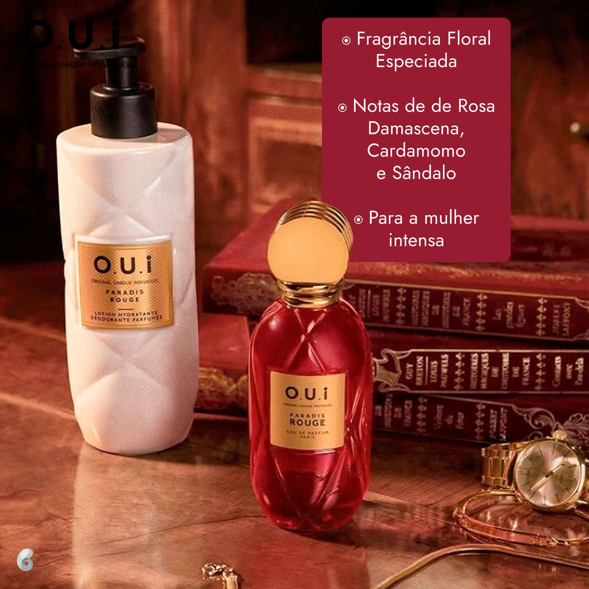 Kit O.U.i Paradis Rouge Feminino Beautybox