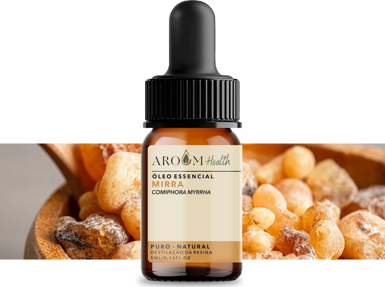 Óleo Essencial Mirra - Puro 5ML Aroom Health