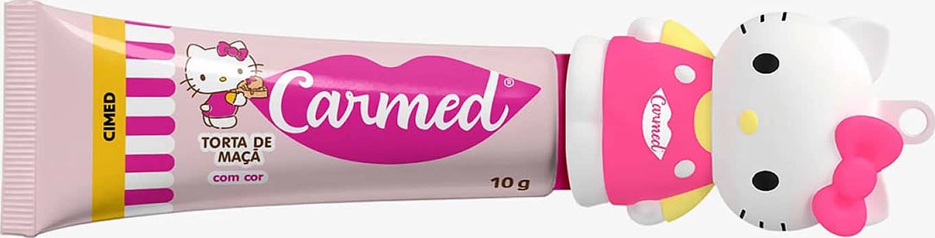 Hidratante Labial Cimed Carmed Hello Kitty Torta de Maçã 10g | Beleza ...
