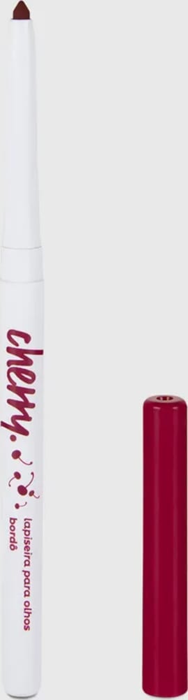 Lapiseira para Olhos Vizzela Cosméticos Cherry Bordô, 0,3g.