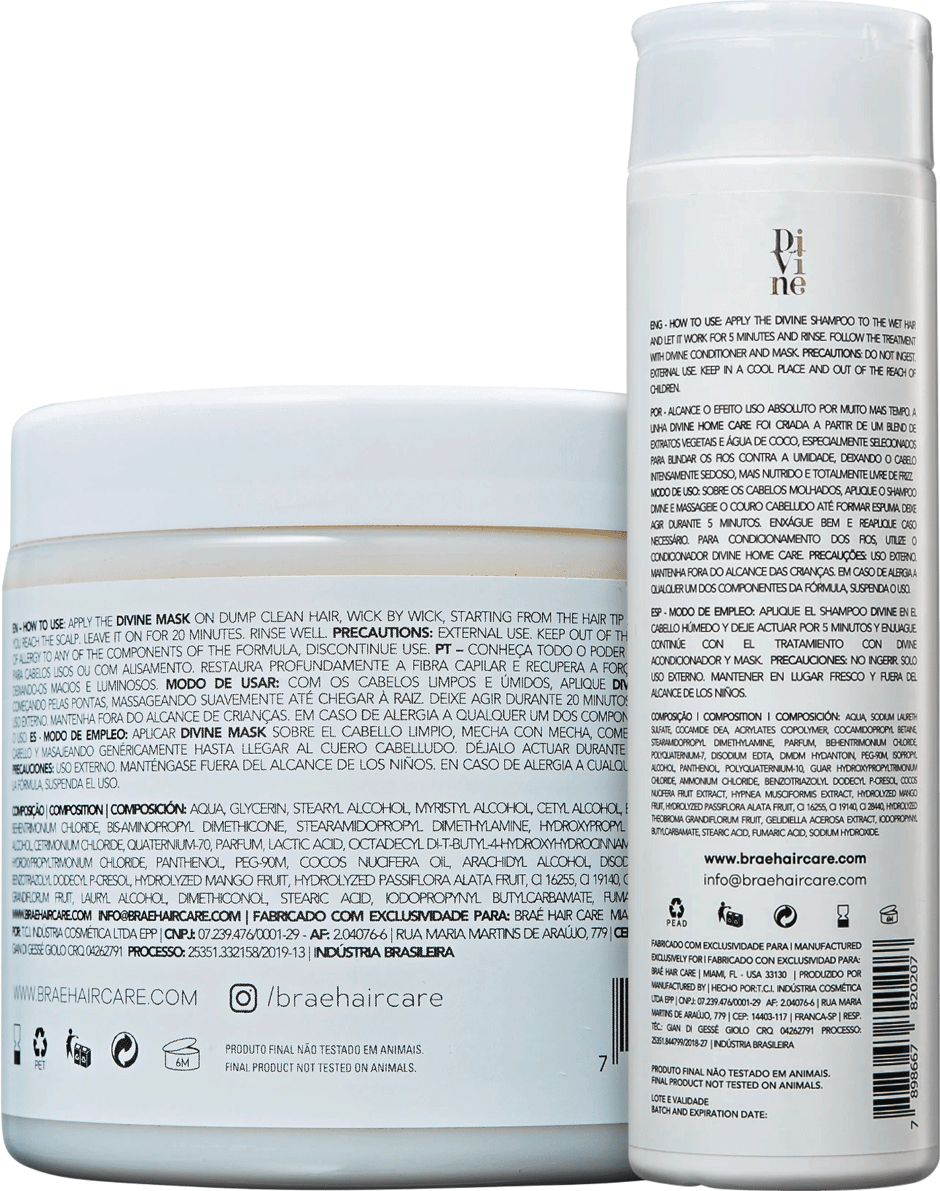 Kit Braé Divine Hair Treatment Beleza na 