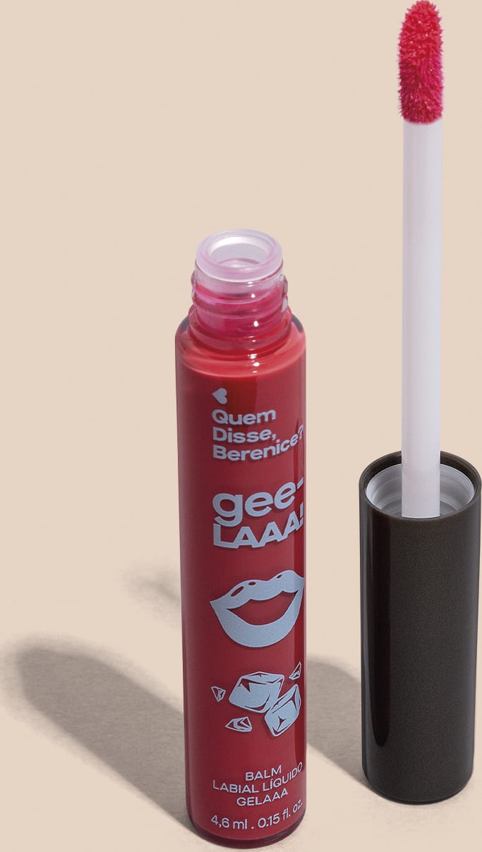 Combo Balm Líquido:Esquenta Vermelho em Chamas 4,6 ml + Gela Rosa Glacial  4,6ml