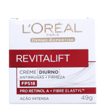 Creme Anti-Idade Diurno L'Oréal Paris Revitalift FPS 18 49g