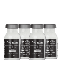 Acquaflora Pós-Coloração Fluído Concentrado Reestruturante - Ampola Capilar 4x14ml