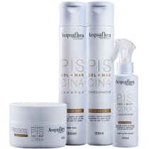Kit Acquaflora Sol Mar Piscina Máscara Protetora (4 Produtos)