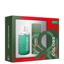 Conjunto Colors Man Green Benetton Masculino - Eau de Toilette 100ml + Desodorante 150ml