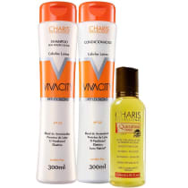 Kit Charis Vivacity Queratina Hair (3 Produtos)