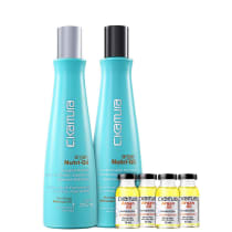 Kit C.Kamura Argan Nutri-Oil Antifrizz (3 Produtos)