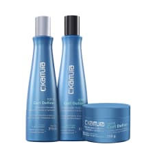Kit C.Kamura Spiral Curl Definer Trio (3 Produtos)