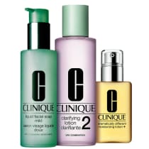 Kit Clinique Sistema 3 Passos Pele 2 Extra (3 produtos)