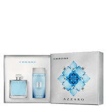 Conjunto Chrome Azzaro Shower Masculino - Eau de Toilete 100ml + Sabonete Líquido 200ml