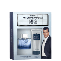 Conjunto King of Seduction Beard Antonio Banderas Masculino - Eau de Toilette 100ml + Pós-Barba 75ml