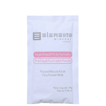 Elemento Mineral Argila Rosa & Pó de Turmalina - Máscara Facial 30g