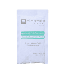 Máscara Facial Elemento Mineral Argila Verde & Pó de Água-marinha 30g