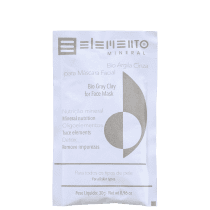 Elemento Mineral Bio Argila Cinza - Máscara Facial 30g