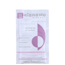 Elemento Mineral Bio Argila Violeta - Máscara Facial 30g