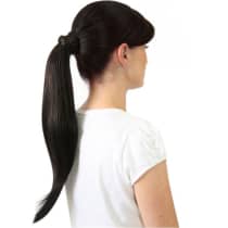 Hairdo Castanho Super Escuro - Aplique Rabo de Cavalo Liso 46cm