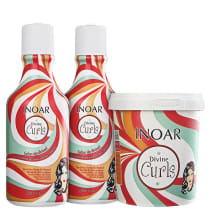 Kit Inoar Divine Curls Trio (3 Produtos)