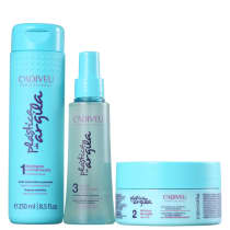 Kit Cadiveu Professional Plástica de Argila Home Trio (3 Produtos)