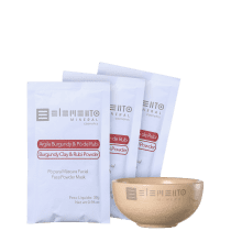 Kit Elemento Mineral Argila Burgundy & Pó de Rubi (4 produtos)