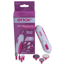 Kit Enox Manicure Multifuncional Elétrico para Mãos e Pés