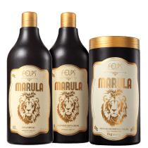Kit Felps Profissional Marula Tratamento Salão (3 Produtos)