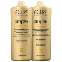 Kit Felps Profissional XRepair Bio Molecular Salon Duo (2 Produtos)