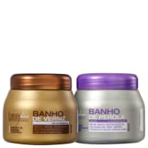 Kit Forever Liss Banho de Pérola e Verniz (2 Produtos)