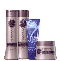 Kit Haskell Quina Rosa Completo (4 Produtos)