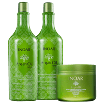 Kit Inoar Argan Oil System Tratamento (3 Produtos)