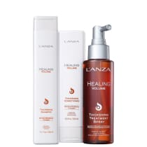 Kit L'Anza Healing Volume Treatment (3 Produtos)