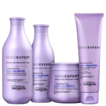 Kit L'Oréal Professionnel Liss Unlimited Completo (4 Produtos)