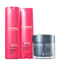 Kit MAB Marco Antônio de Biaggi Nutri Restore Força e Elasticidade (3 Produtos)
