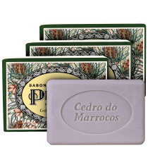 Kit Phebo Mediterrâneo Cedro do Marrocos - Sabonetes em Barra 3x100g
