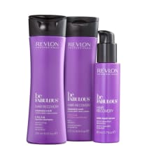 Kit Revlon Professional Be Fabulous C.R.E.A.M. Keratin Trio (3 Produtos)