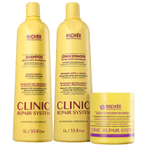 Kit Richée Professional Clinic Repair System Cuidado de Salão (3 Produtos)