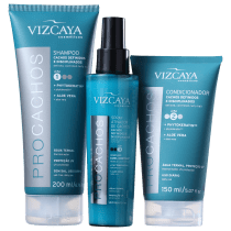 Kit Vizcaya ProCachos Definição Total (3 Produtos)