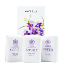 Kit Yardley April Violets Luxury - Sabonetes em Barra 3x100g