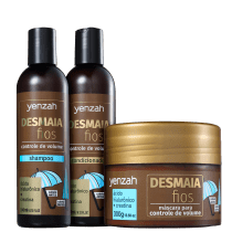 Kit Yenzah Desmaia Fios Tratamento (3 Produtos)