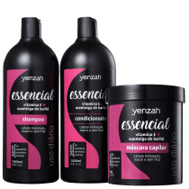 Kit Yenzah Essencial Tratamento (3 Produtos)