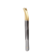 Klass Vough TW-OR122 Dourada Curvada - Pinça Chanfrada