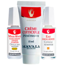 Kit Mavala Mava White, Cuticle Remover & Cream (3 produtos)