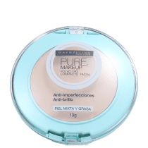 Maybelline Pure Makeup Bege Claro - Pó Compacto Natural 13g