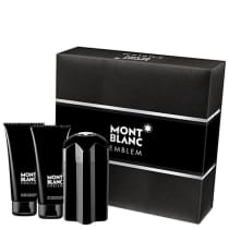 Conjunto Emblem Montblanc Masculino - Eau de Toilette 100ml + Gel de Banho 100ml + Pós-Barba 100ml