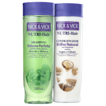 Kit Nick & Vick NUTRI-Hair Brilho e Volume (2 Produtos)