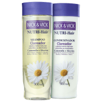 Kit Nick & Vick NUTRI-Hair Clareador (2 Produtos)
