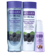 Kit Nick & Vick NUTRI-Hair Equilíbrio e Disciplina (3 Produtos)